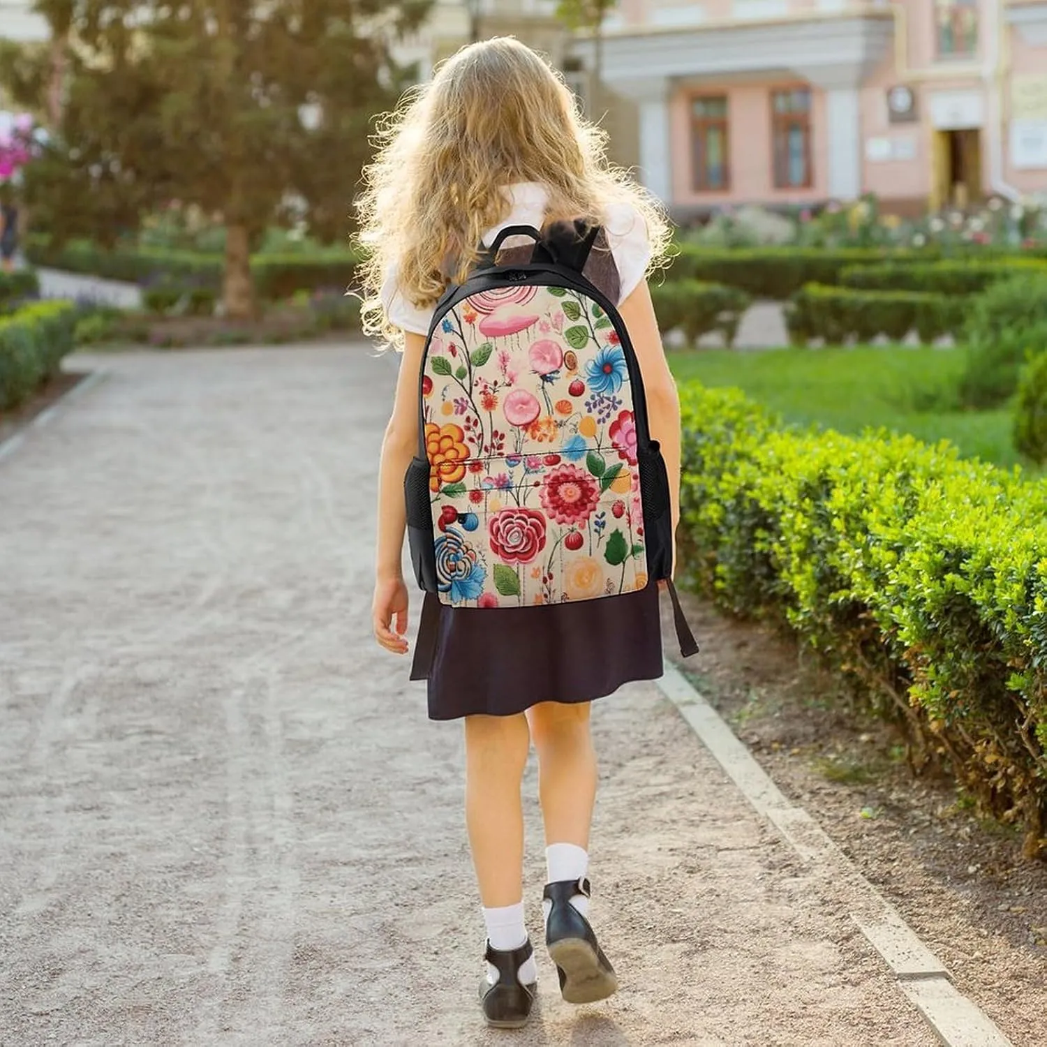 Backpack for Men Women Laptop Backpack Cream Candy Print Casual Daypack Laptop Bag for Travel