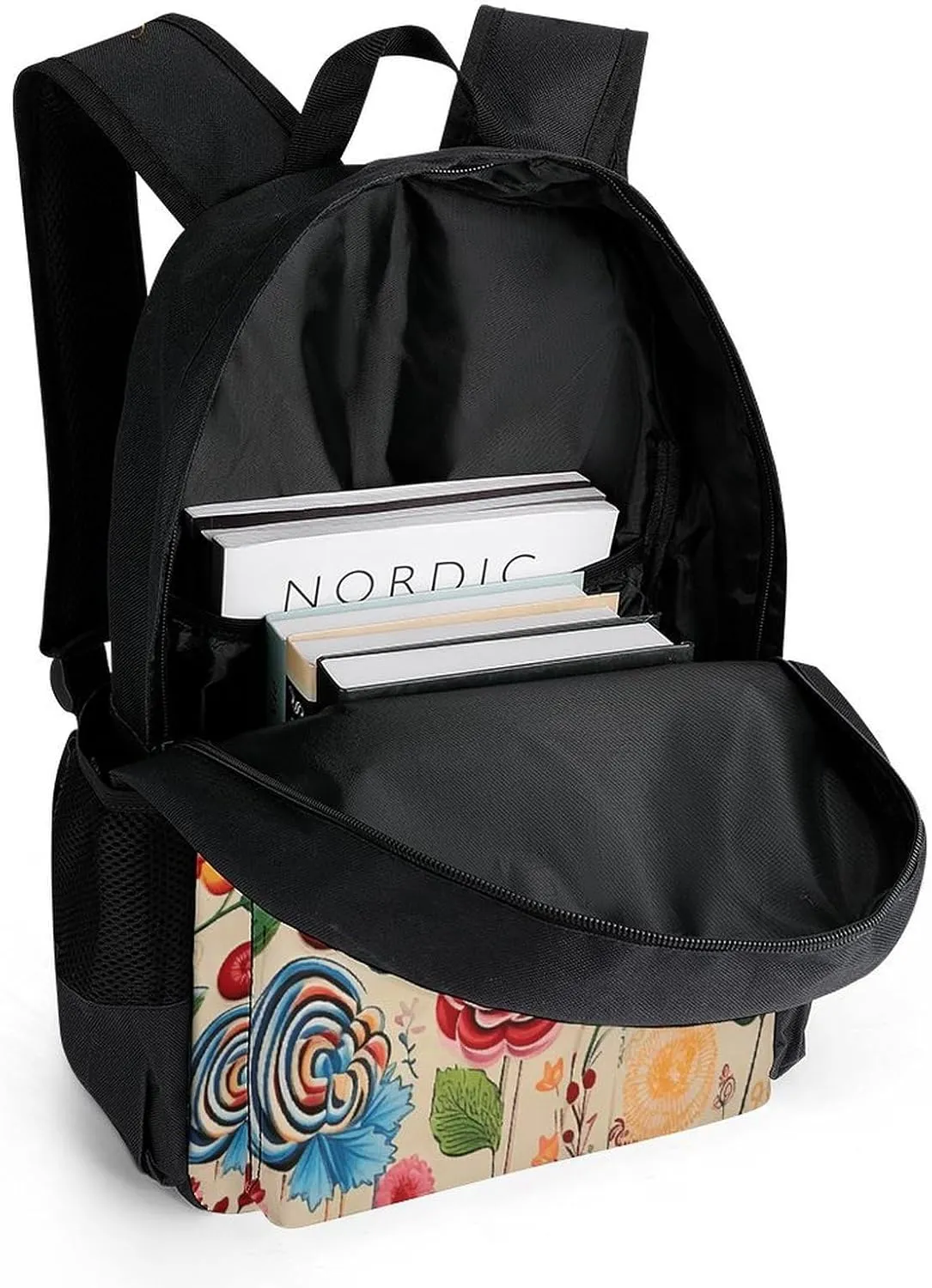 Backpack for Men Women Laptop Backpack Cream Candy Print Casual Daypack Laptop Bag for Travel