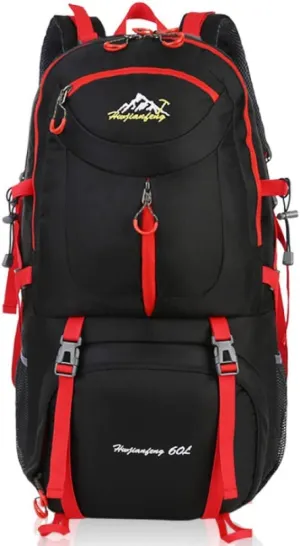 Backpack, unisex backpack, outdoor travel sports backpack, hiking backpack, 40-60L, large size 60×38×22cm