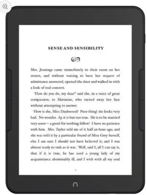 Barnes & Noble NOOK GlowLight 4 Plus eReader 7.8"" 32GB BNRV1300 Waterproof (Renewed), Black