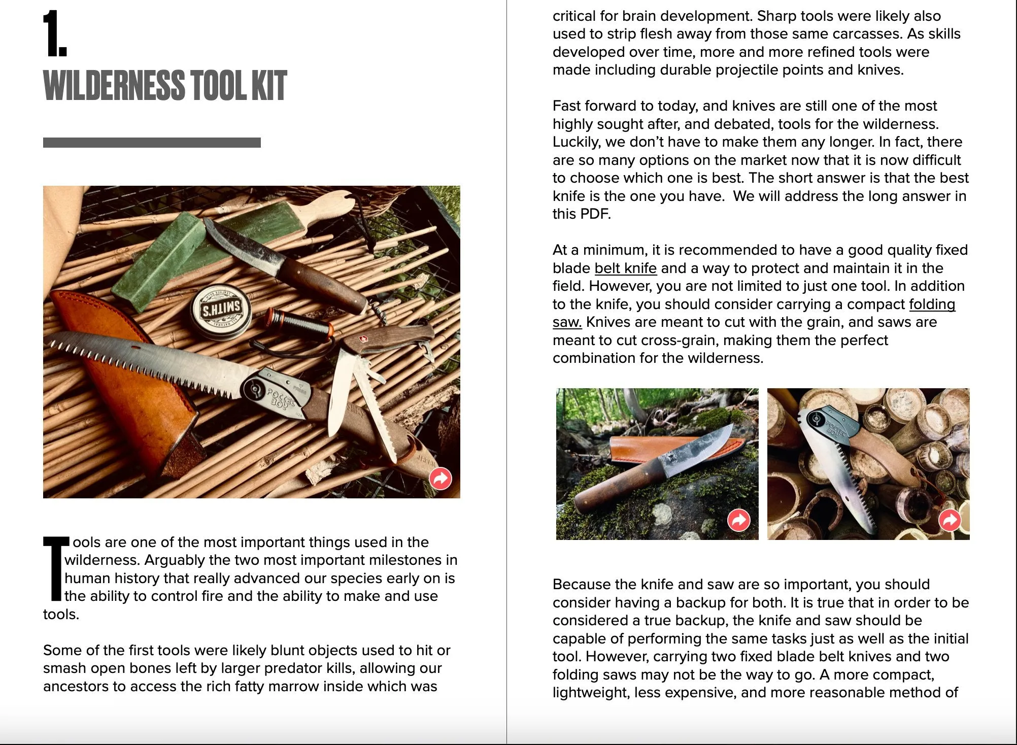 Basic Knife Skills PDF: Knife and Tool Survival eBook by Gray Bearded Green Beret