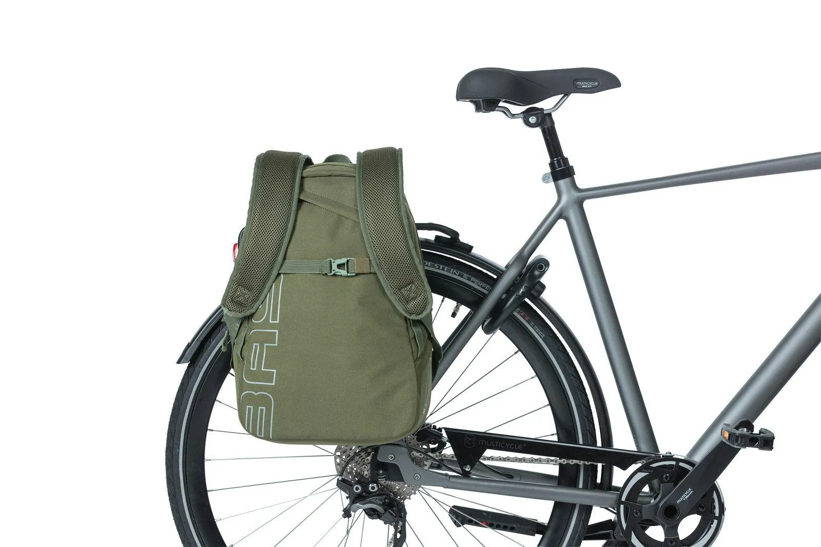 Basil Flex Backpack Forest Green 17L