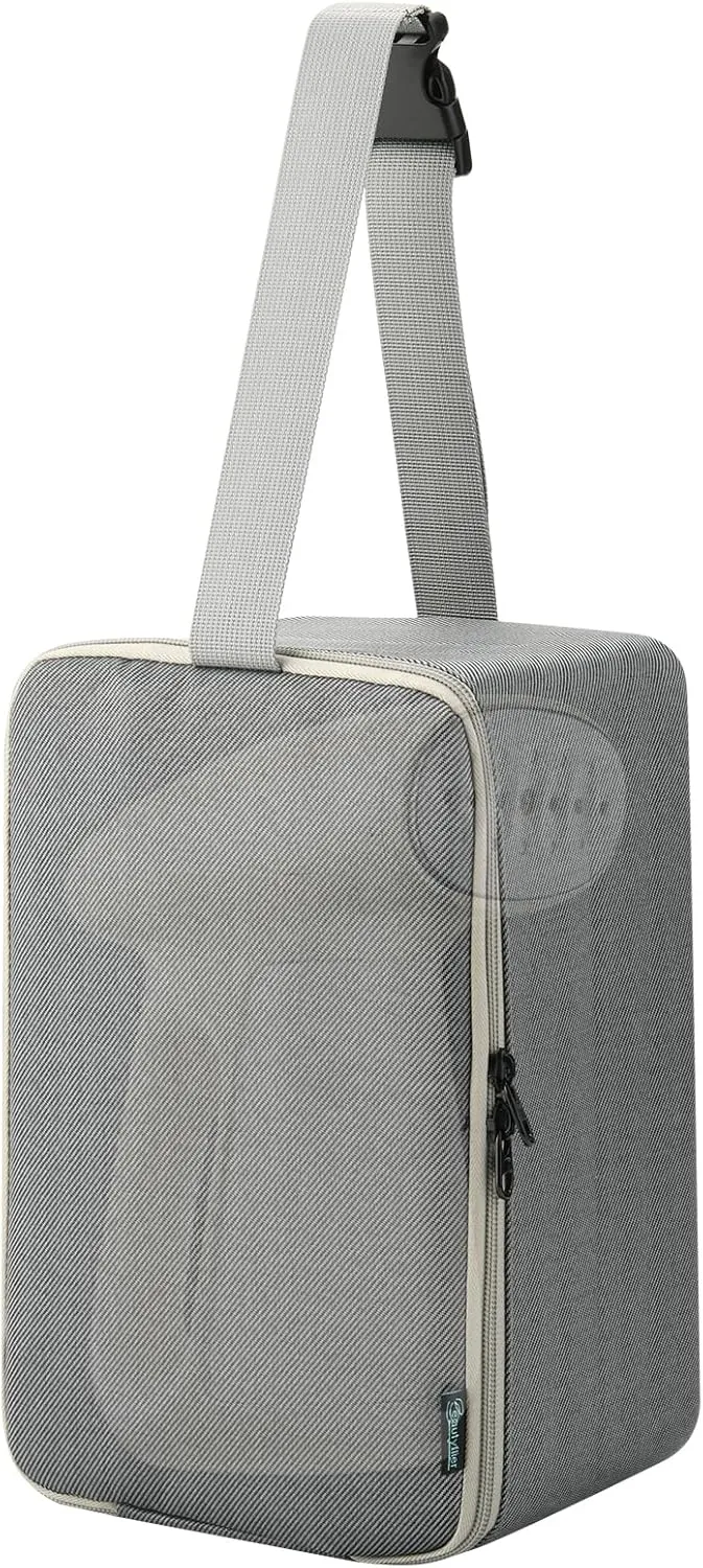 Beautyflier Carrying Bag for Bear Handheld Clothes Steamer, Portable Organizer Case for Compact Handheld Steamer, Travel Storage Bag with Adjustable Hand Strap, Bag Only (Gray)
