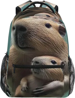 Beaver Swim Underwater Backpack Daypack Shoulder Bag Book Bag Lightweight Back Pack 11.4 ×16 In