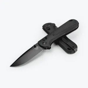 Benchmade 430BK-02 Redoubt Black Grivory Drop Point Folding Knife