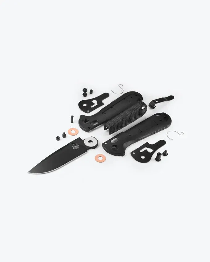 Benchmade 430BK-02 Redoubt® – Black Grivory® Drop-Point Knife