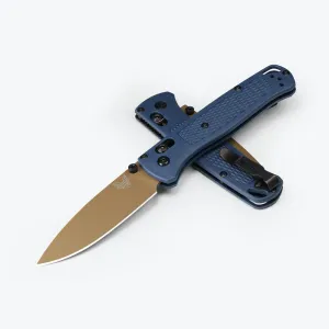 Benchmade 535FE-05 Bugout Crater Blue Grivory Folding Knife