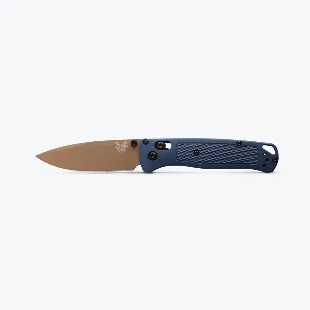 Benchmade 535FE-05 Bugout Crater Blue Grivory Folding Knife