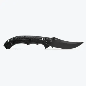 Benchmade 865SBK Mini Bedlam Black Scimitar Folding Knife SE