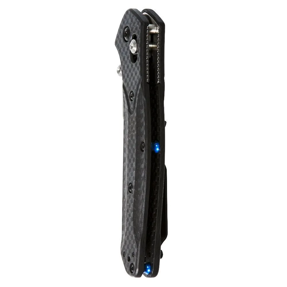 Benchmade 940-1 Plain Edge Reverse Tanto, Carbon Fiber Handle Knife