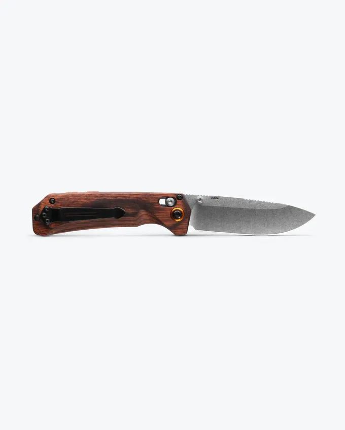 Benchmade Grizzly Creek 15062 | Stabilized Wood | Drop-Point Hunting Knife