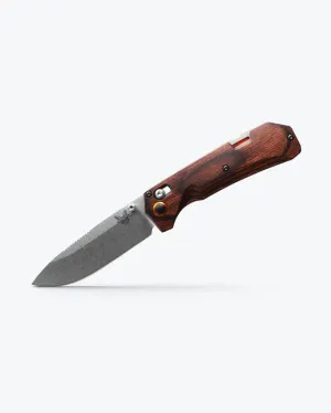 Benchmade Grizzly Creek 15062 | Stabilized Wood | Drop-Point Hunting Knife
