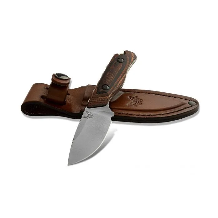 Benchmade Hidden Canyon Hunter 15017 | Stabilized Wood Fixed‑Blade Knife