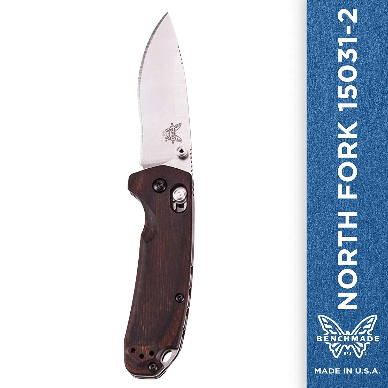 Benchmade - North Fork 15031-1 Knife, Drop-Point