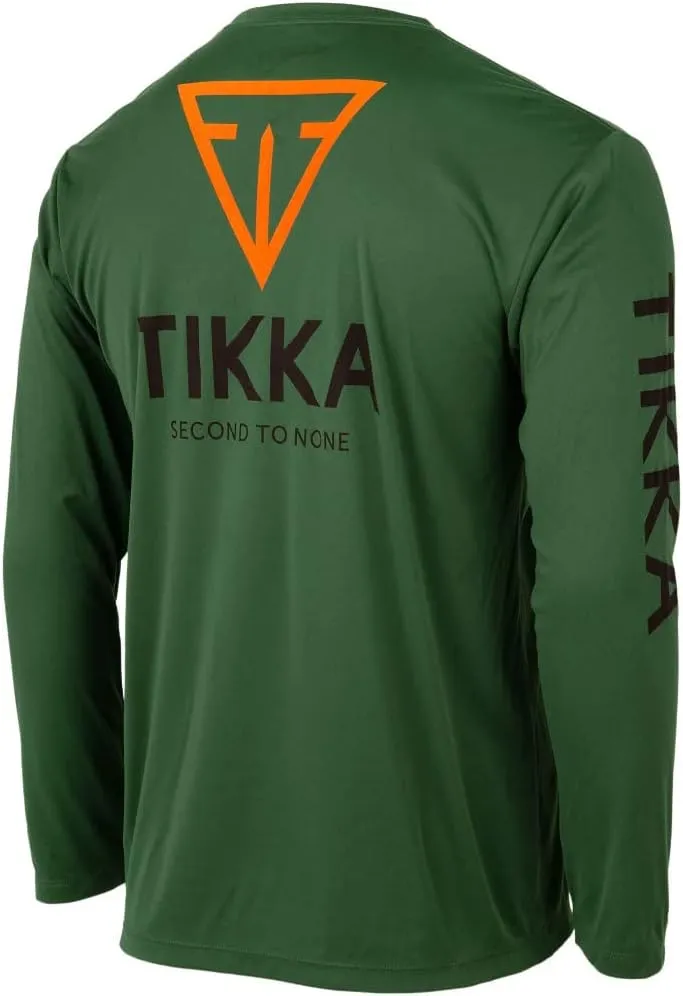 Beretta Men's Moisture Wicking Quick-Drying Lightweight Tikka Tech Long Sleeve Performance T-Shirt