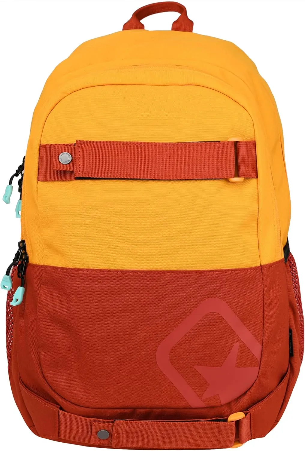 Bevantage Classic Travel Backpack Waterproof Laptop Bag Skateboard Bag (Yellowish Red)