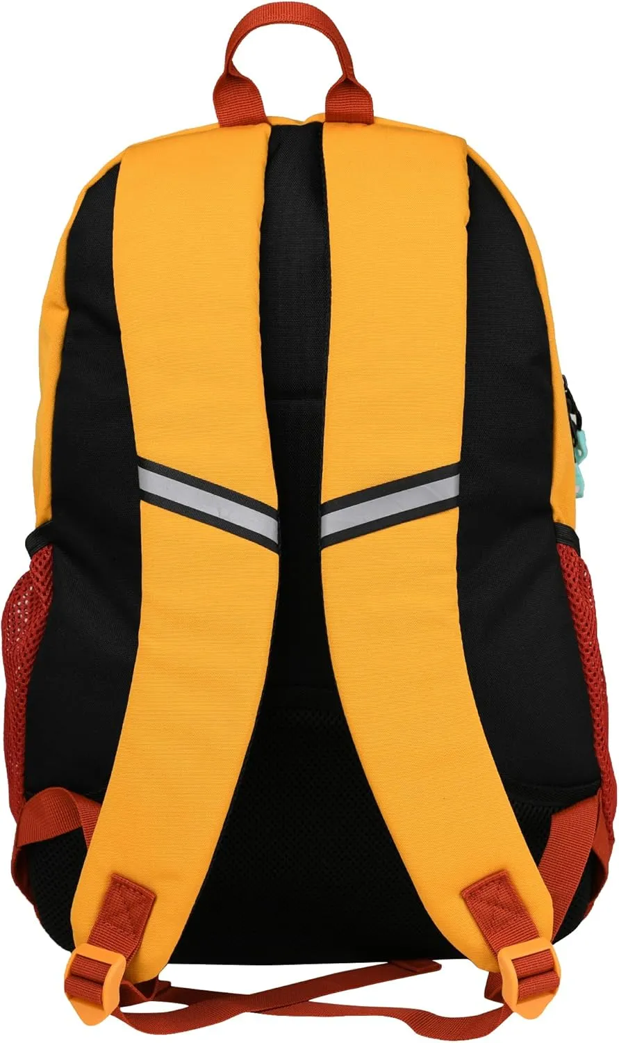 Bevantage Classic Travel Backpack Waterproof Laptop Bag Skateboard Bag (Yellowish Red)