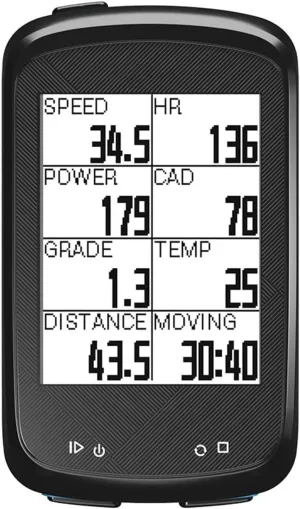 Bicycle Wireless Smart Computer with GPS Speed Measurement, Outdoor Cycling Equipment Multifunctional Waterproof Backlight