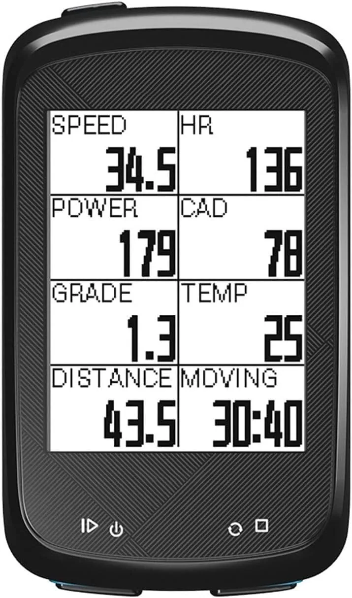 Bicycle Wireless Smart Computer with GPS Speed Monitoring Outdoor Cycling Equipment Multi-Function Waterproof Backlit Display