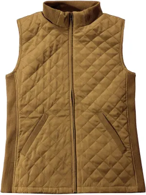 Bienzoe Women Quilted Casual Vest: Lightweight Packable Sleeveless Jacket