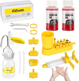 Bike Brake Bleed Kit for Shimano,TEKTRO Hydraulic Disc Brakes, Bicycle Brakes Service Bleed Set with 120ml Mineral Oil for MTB/Road Brake Perfect Bleeding of The Bicycle Brake