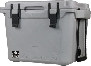 BISON COOLERS Rotomolded Cooler Extreme Engineered Durability with Hard Shell, Lid and Liner | Long Lasting Ice Chest with Double Insulated Walls | Made in The USA