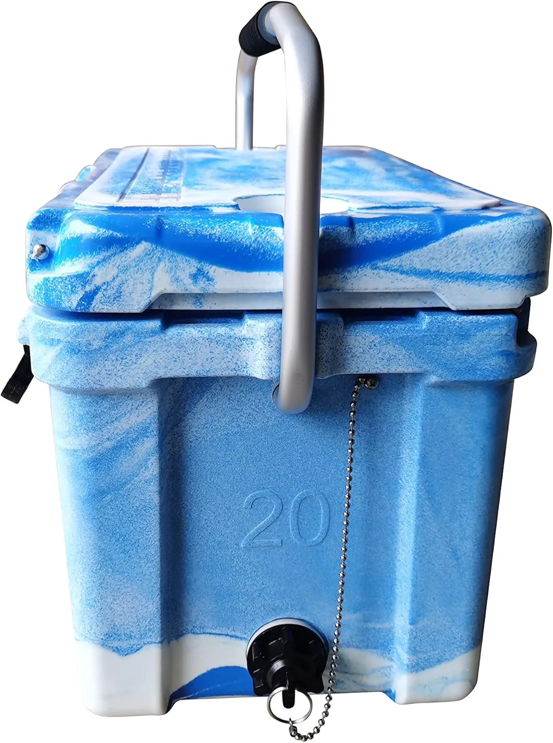 BKC 20L/45L Rotomolded Insulated Cooler, 3 Day Ice Cooler, Ice Chest Great for Fishing, Boating, BBQ, Camping, Pincnic, and Other Outdoor Activities
