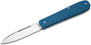 BÖKER SOLINGEN® Coffin Denim Micarta - EDC pocket knife blue - Folding knife with clip - Slipjoint knife with MagnaCut drop point blade