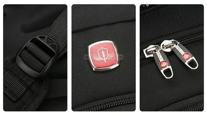 Black and Red Backpack