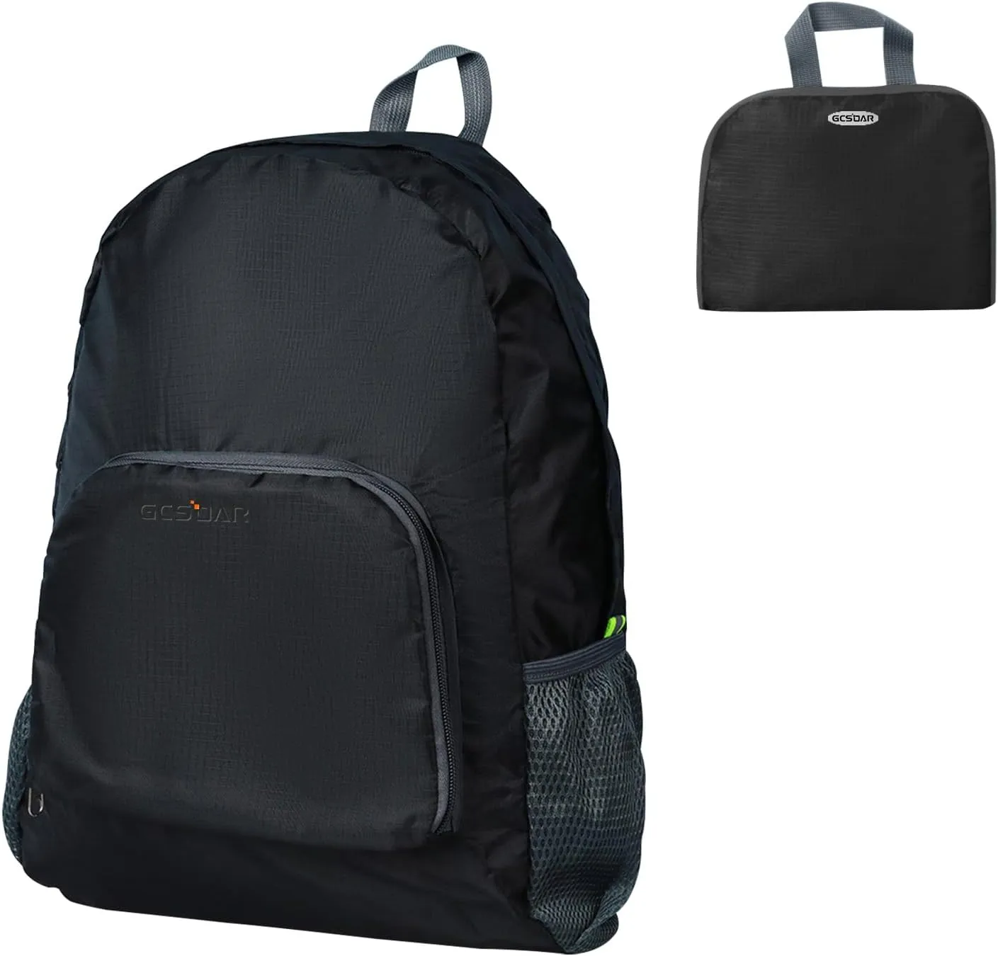 black backpack 20L Hiking Backpack Lightweight Packable Hiking Daypack Travel Outdoor Foldable Shoulder Bag during business trip