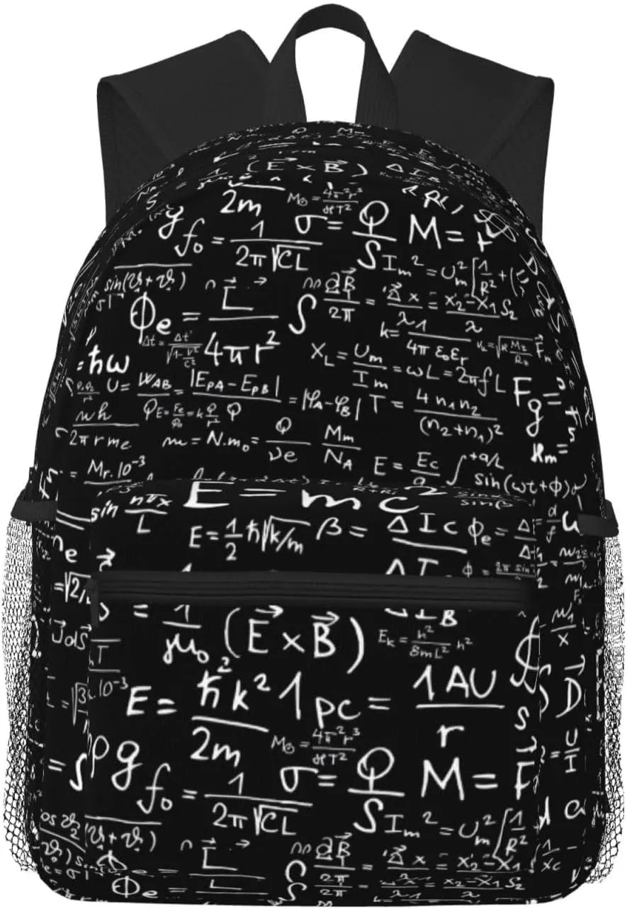 Blackboard Wallpaper Print Lightweight And Comfortable Duffel Bag, Casual Daypack, Multipurpose Backpack