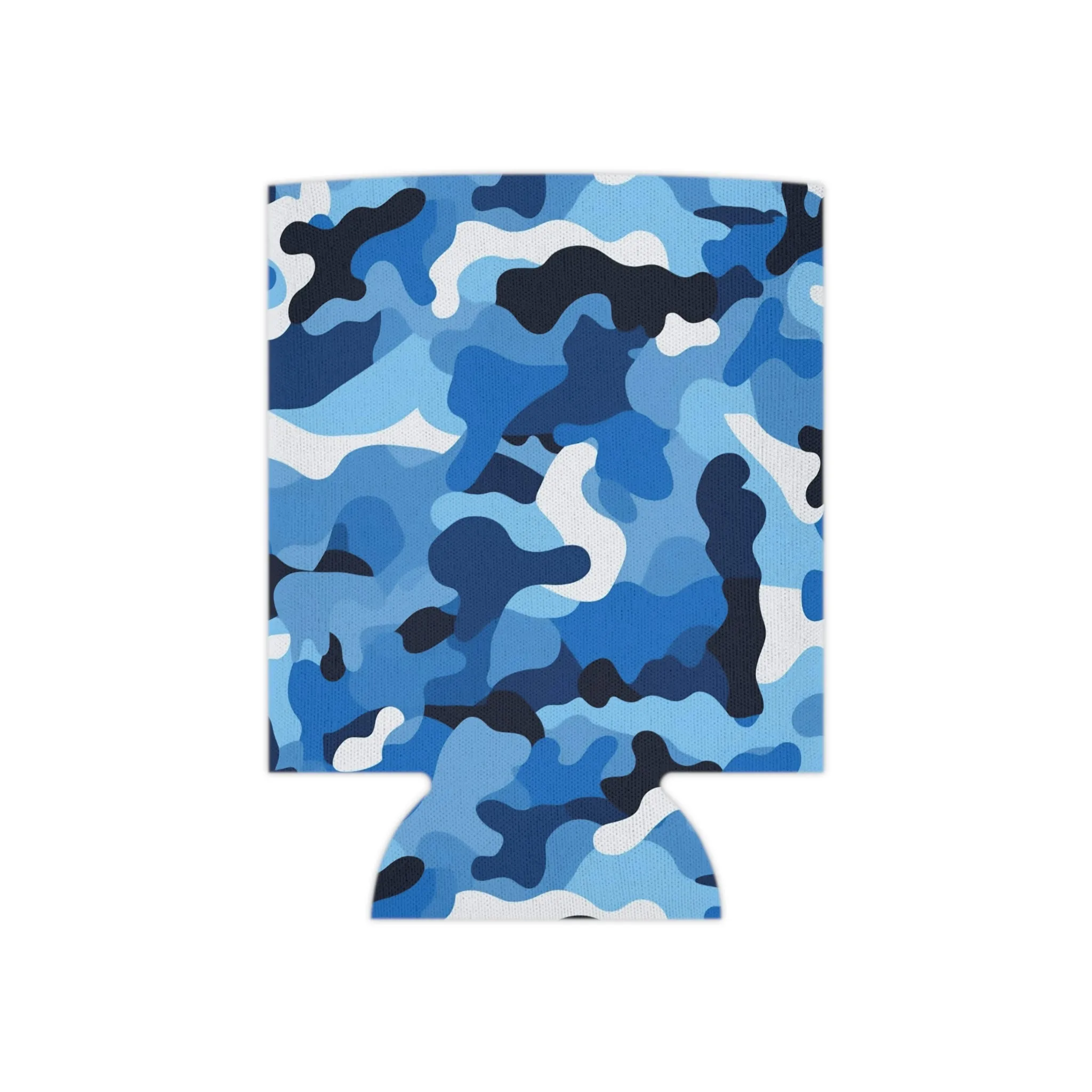 Blue Camo Can Cooler