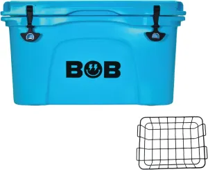 BOB THE COOLER CO 50 Qt Hard Cooler, Portable Rotomolded Travel Cooler, Leak-Proof, Great for Beach, Camping, Tailgating, Sports, & More