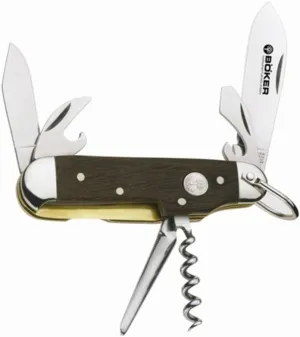 Boker 110183 Camp Knife Smoked Oak with 2 1/2 in. 4034 Stainless Steel Blade