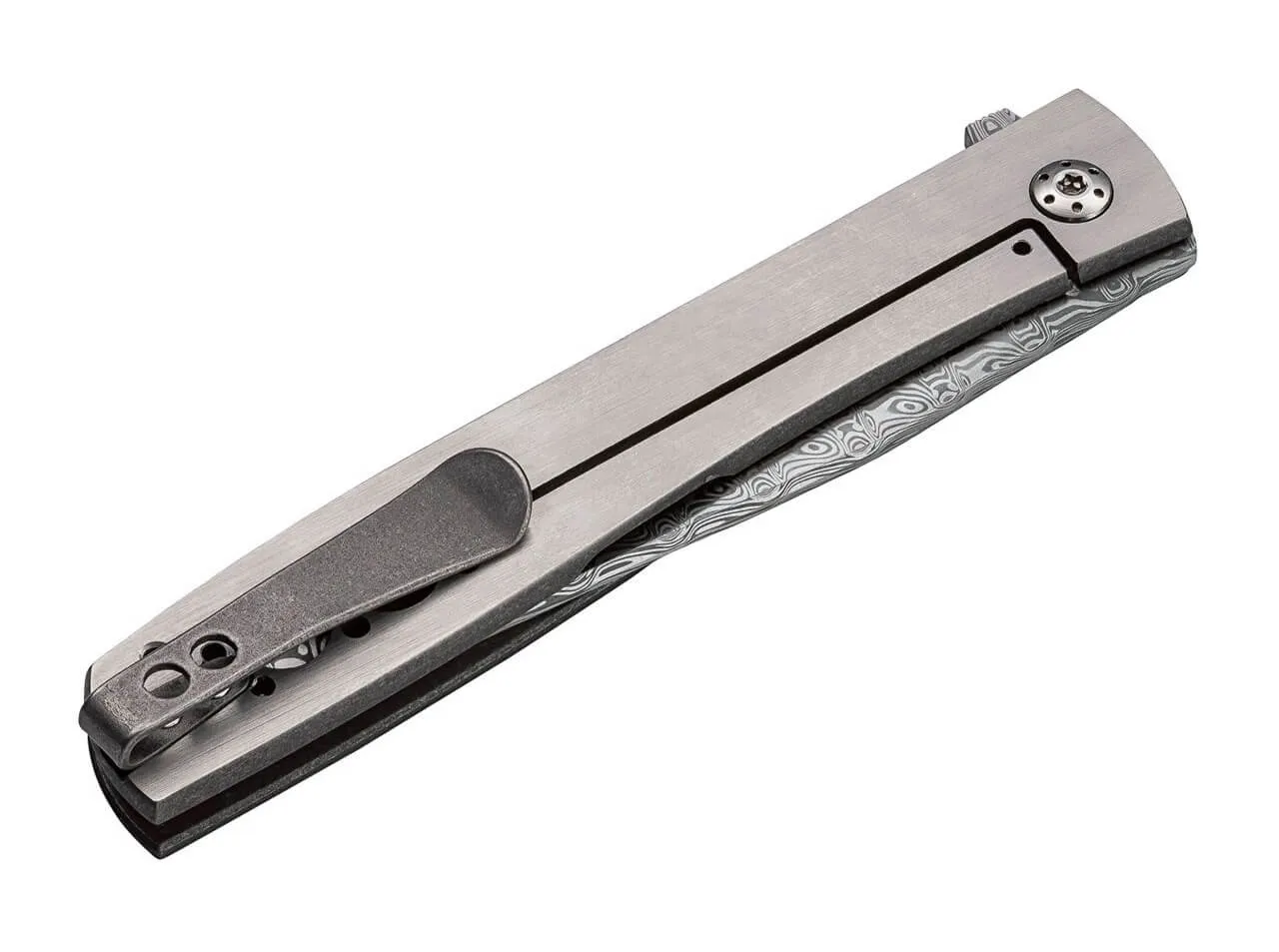 Boker Plus Urban Trapper Damasteel Titanium Folding Pocket Knife 01BO739DAM