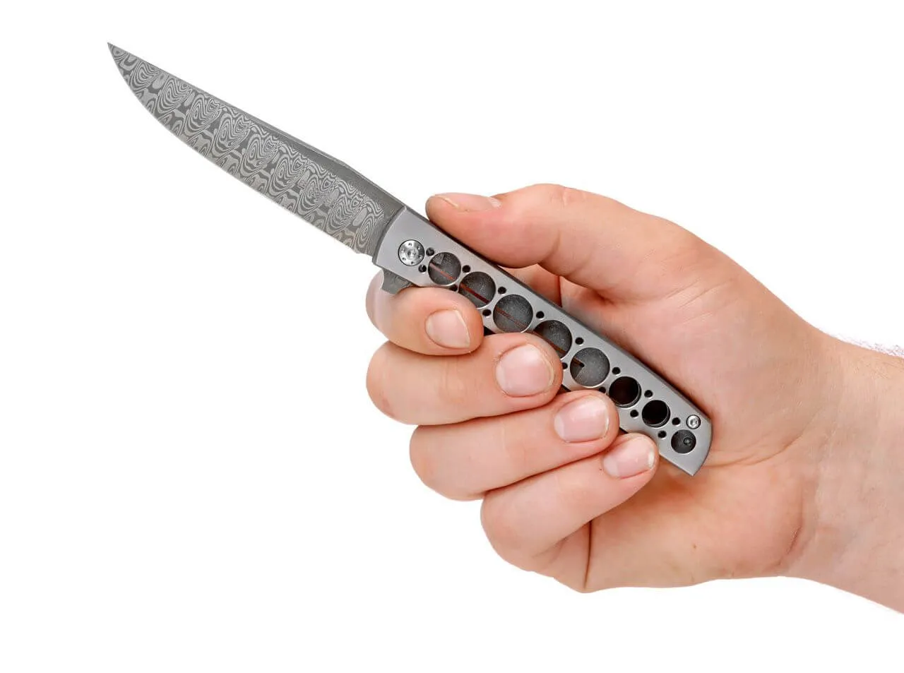 Boker Plus Urban Trapper Damasteel Titanium Folding Pocket Knife 01BO739DAM