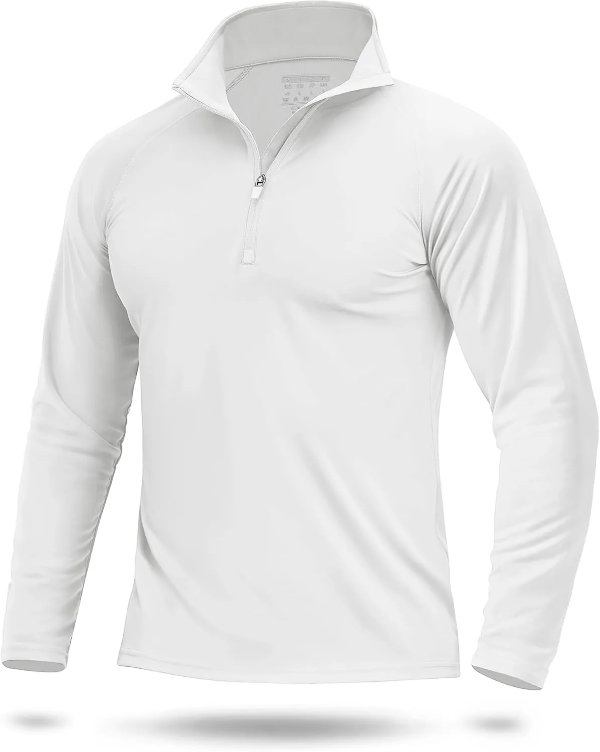Boladeci Men's UPF 50  Sun Shirts 1/4 Zip Long Sleeve SPF UV Protection Lightweight Quick Dry Quarter Zip Golf Shirts