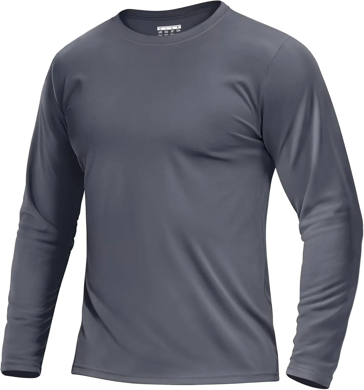 Boladeci Men's UPF 80  Sun Shirts Long Sleeve Lightweight UV Protection SPF Shirts Rash Guard Swim T-Shirts