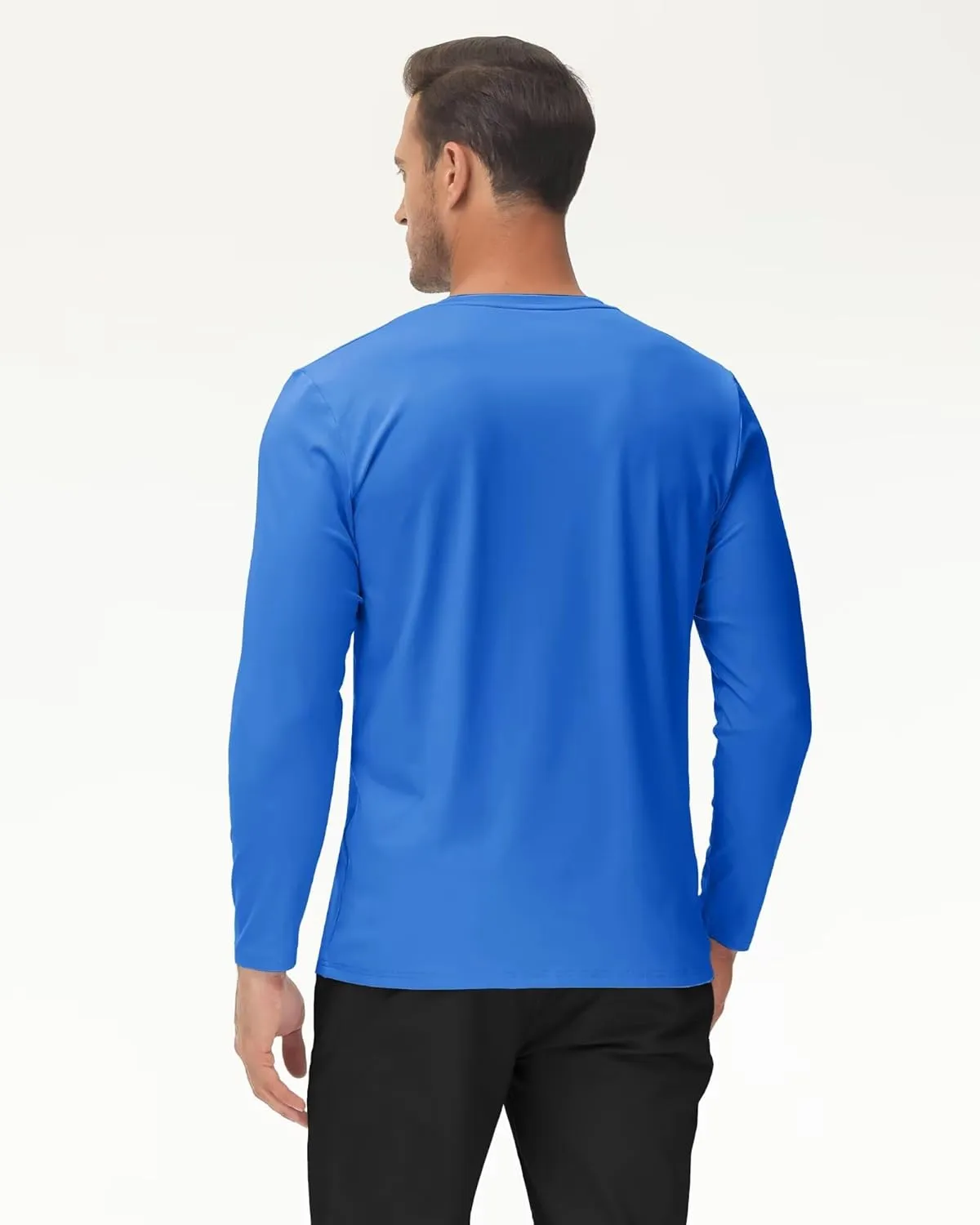 Boladeci Men's UPF 80  Sun Shirts Long Sleeve Lightweight UV Protection SPF Shirts Rash Guard Swim T-Shirts