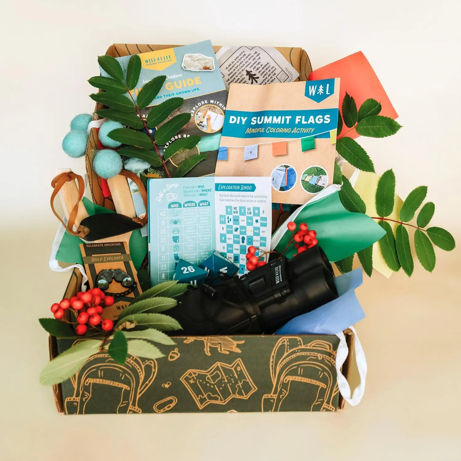 Bold Explorer Outdoor Adventure Kit – Quality Exploration Gear & Activities – Ideal for Kids' Nature Fun & Creativity