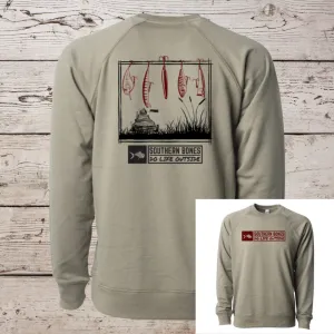 Boondocks Vintage Tackle Lightweight Sweatshirt (olive)