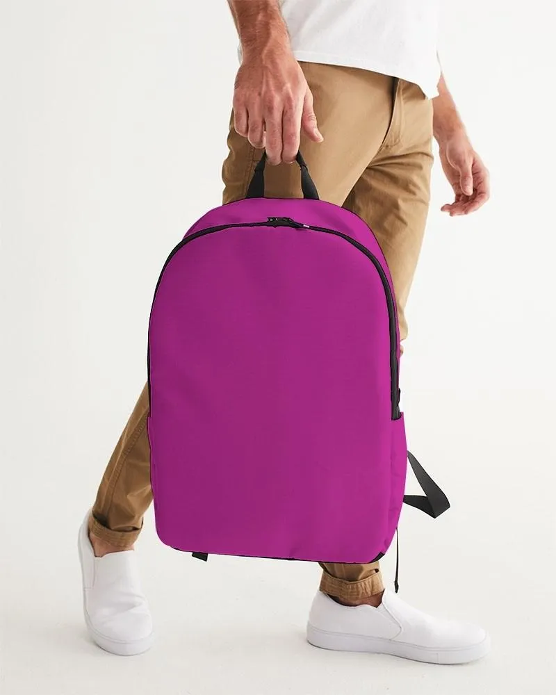 Bright Magenta Purple Waterproof Backpack | Bright Pure Magenta Purple | C25M100Y0K0