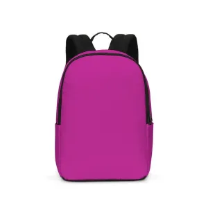 Bright Magenta Purple Waterproof Backpack | Bright Pure Magenta Purple | C25M100Y0K0