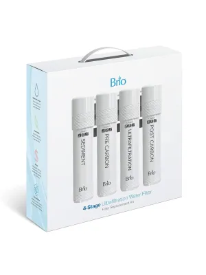 Brio 4-Stage Filter Replacement Kit for Brio 4-Stage Ultrafiltration Water Cooler Dispensers
