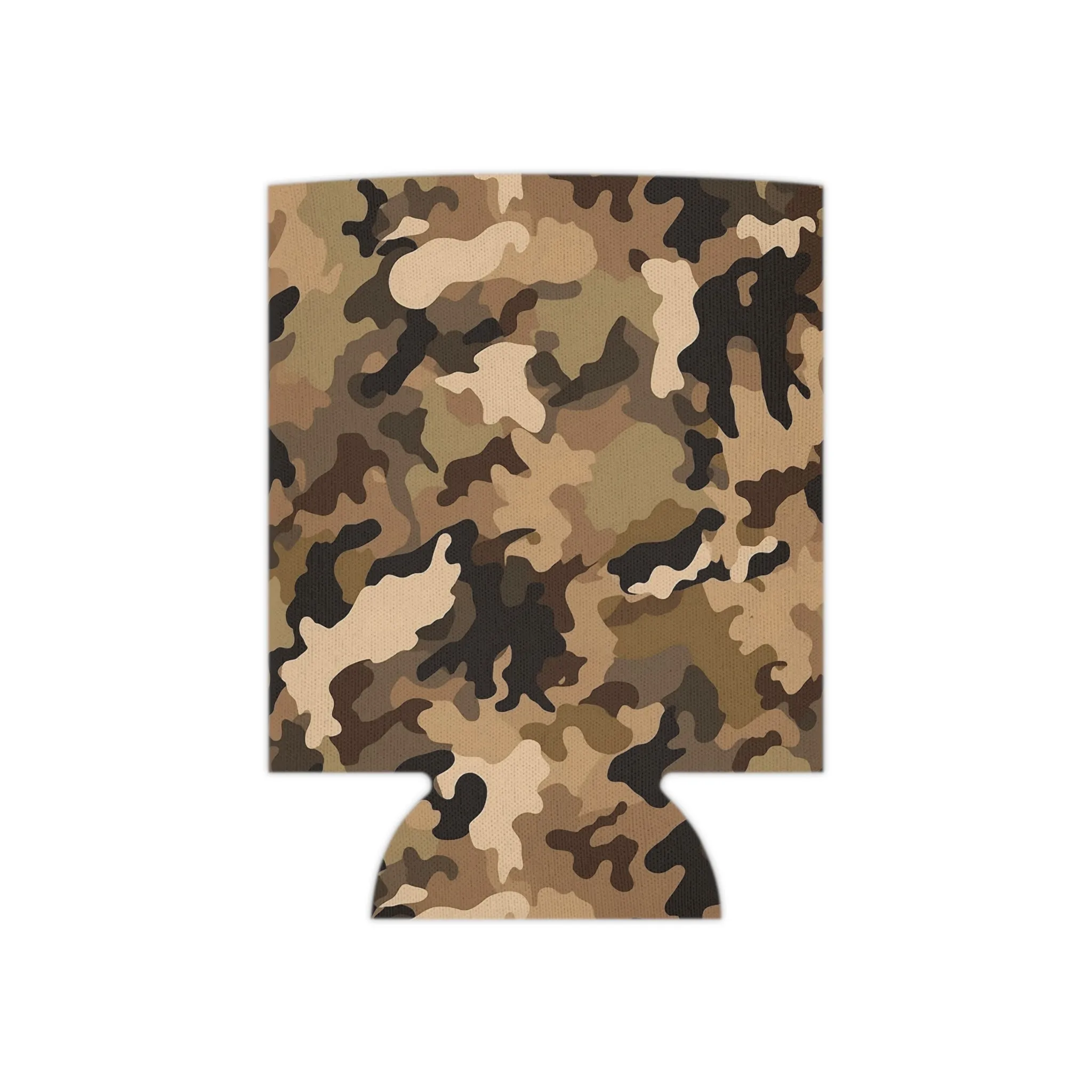 Brown Camo Can Cooler