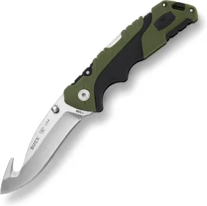 Buck Knives 660 Folding Pursuit Large Folding Hunting Knife with Guthook, 3-5/8" 420HC Steel Blade