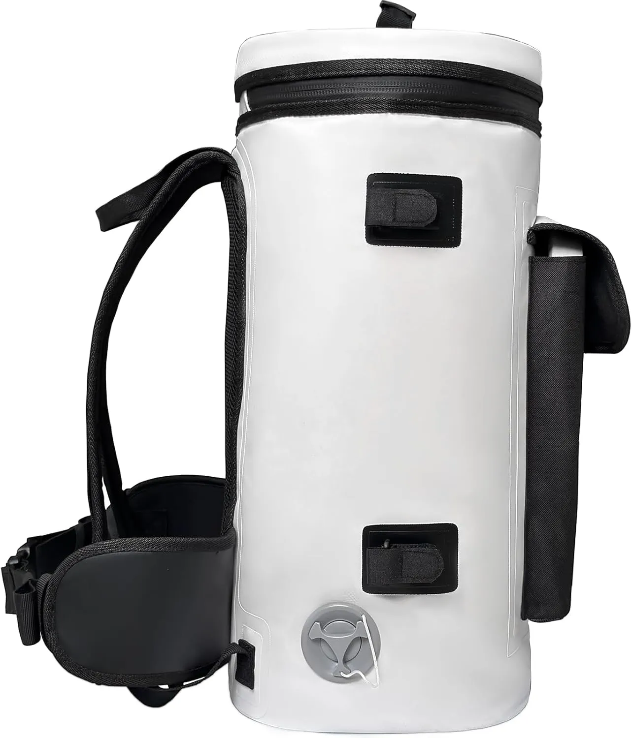 Buffalo Gear Fish Cooler Backpack 32Qt Waterproof Fishing Backpack Cooler Portable Fish Bag, Keep Ice Cold More Than 24 Hours