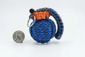 Bug Out Frag Mini Keyfob (Denim/Orange/Grey)