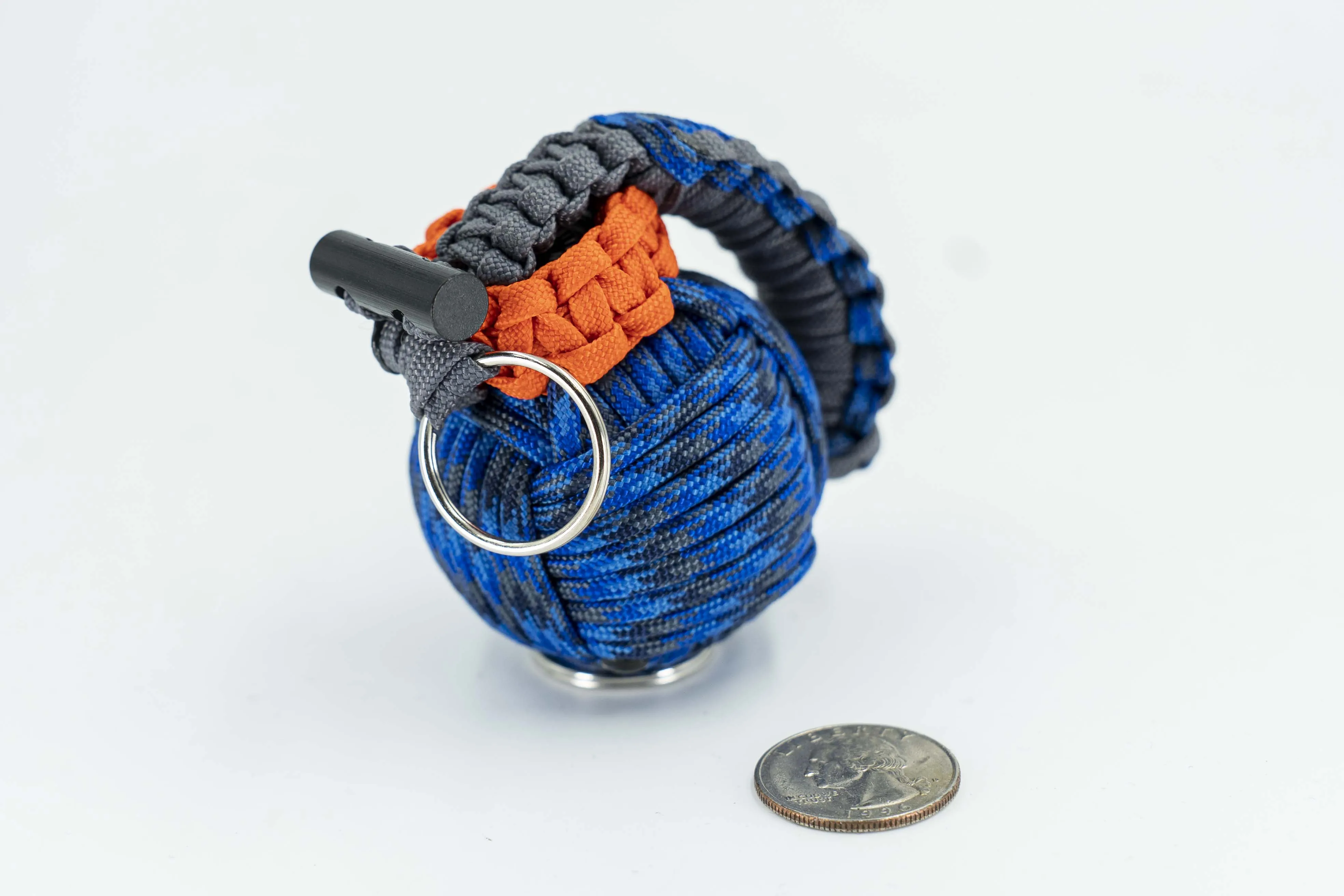 Bug Out Frag Mini Keyfob (Denim/Orange/Grey)