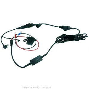 BuyBits High Power Angled Mini USB Motorcycle Hard Wire Charger for TomTom GPS Satnav (sku 21552)
